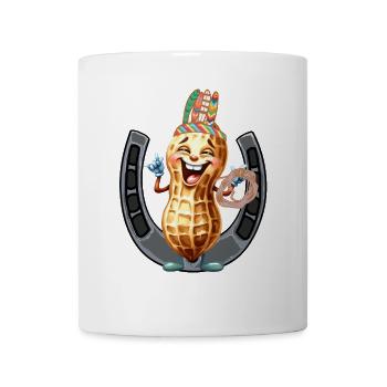 Erdnuss Hufeisen Wilder Westen Western Ureinwohner - Tasse - Weiß - Vorne