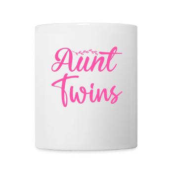 Proud Aunt of Twins Baby Pregnancy Announcement - Tasse - Weiß - Vorne