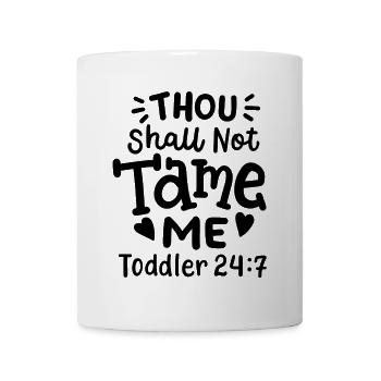 Kleinkind Kinder Spruch - Tasse - Weiß - Vorne