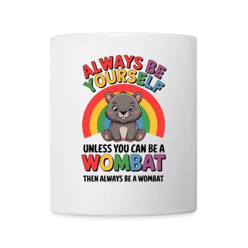 Wombat Spruch Australien Lustiges Wombats Geschenk - Tasse - Weiß - Vorne