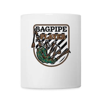 Joueur de cornemuse Sarbacane Great Highland Player - Mug blanc - blanc - Devant