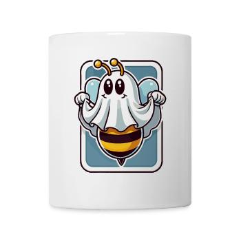 Funny Bee Ghost Cute Ghost Bee - Mug - white - Front