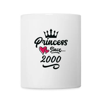 2000 Prinzessin Geburtstag - Tasse - Weiß - Vorne