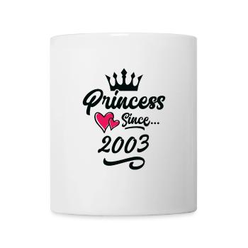 2003 Prinzessin Geburtstag - Tasse - Weiß - Vorne