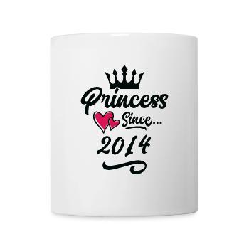 2014 Prinzessin Geburtstag - Tasse - Weiß - Vorne