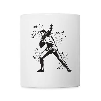 Lanceur de poids Colorsplash Lancer de poids - Mug blanc - blanc - Devant