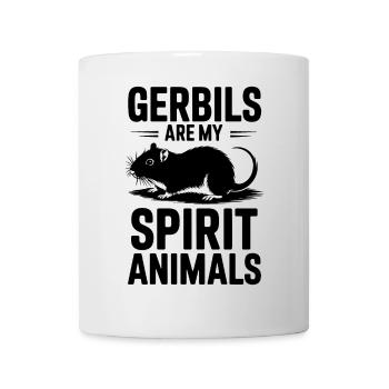 Amour Gerbille Dire Racing Rat Gerbil Cadeau - Mug blanc - blanc - Devant