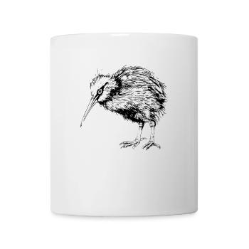 kiwi bird, new zealand - Tasse - Weiß - Vorne