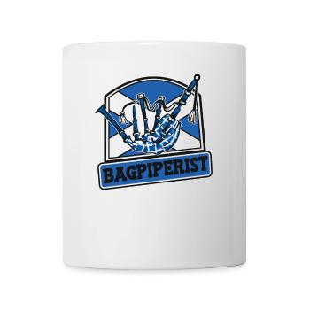Bagpiperist Leçons de cornemuse Sarbacane Great - Mug blanc - blanc - Devant