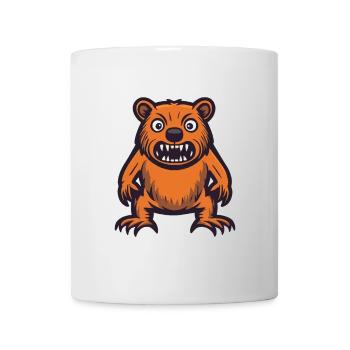 Biber Halloween Comic Lustig - Tasse - Weiß - Vorne