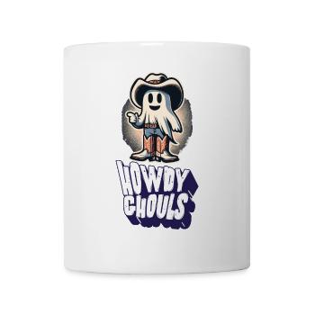 Drôle Cowboy Ghost Salutation Ghosts Girls - Mug blanc - blanc - Devant