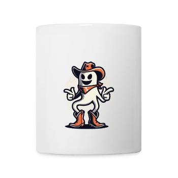 Drôle Cowboy Ghost Salutation Ghosts Girls - Mug blanc - blanc - Devant