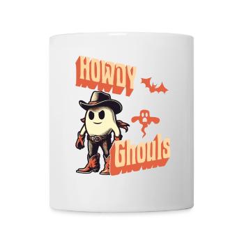 Drôle Cowboy Ghost Salutation Ghosts Girls - Mug blanc - blanc - Devant