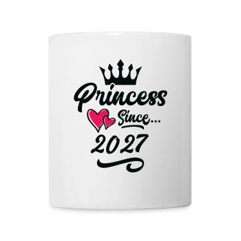2027 Prinzessin Geburtstag - Tasse - Weiß - Vorne