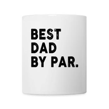 Best Dad By Par Golfer - Tasse - Weiß - Vorne