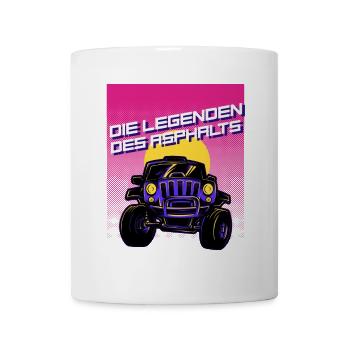 Les légendes de l’asphalte - Mug blanc - blanc - Devant