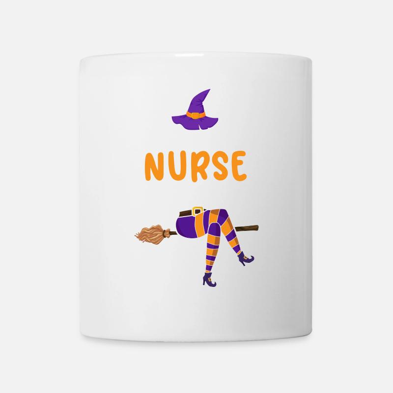 Je suis l’infirmière sorcière - Mug blanc - blanc
