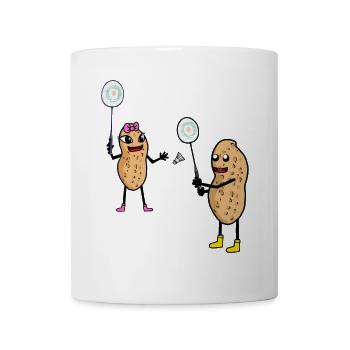 Peanut Tennis Player Peanuts Nut Nuts - Mug - white - Front