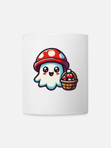Pilzsammler Gespenst Geisterhafter Pilze Liebhaber - Tasse - Weiß