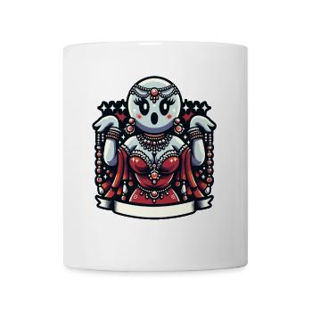 Drôle Glamour Goule Flashy Halloween - Mug blanc - blanc - Devant