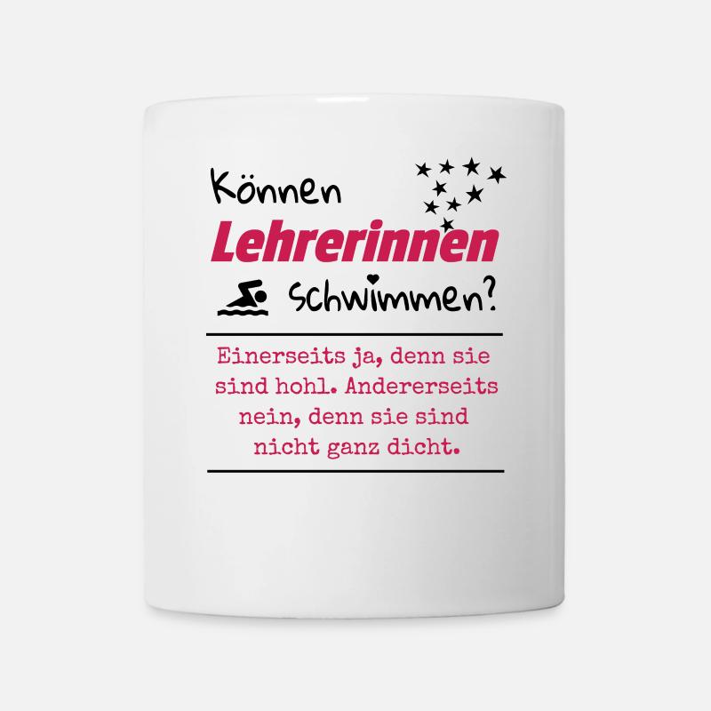 Lehrerin Witz Geschenk Idee - Tasse - Weiß