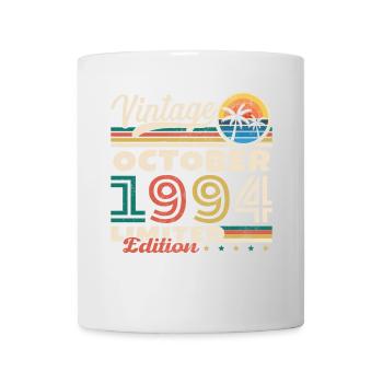 Oktober 1994 Vintage Geburtstagsgeschenk - Tasse - Weiß - Vorne