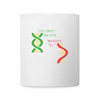 DNA - noch einzeln - RNA - immer - Tasse - Weiß - Vorne