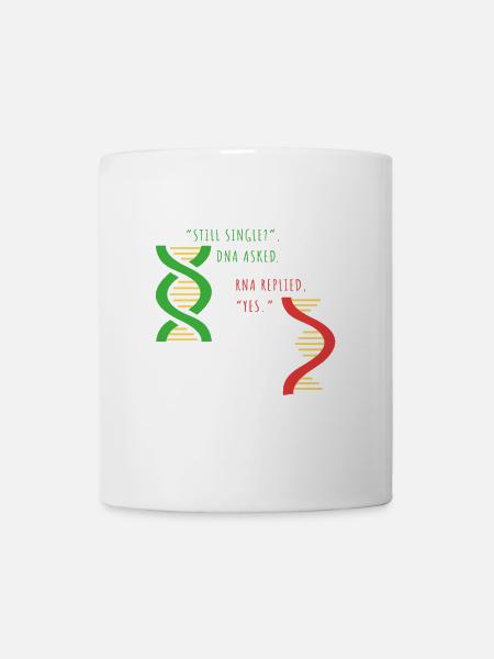 DNA - noch einzeln - RNA - immer - Tasse - Weiß