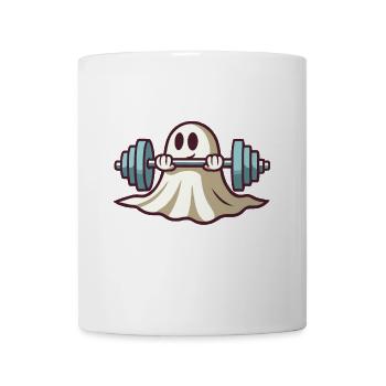 Bodybuilding Ghost Funny Gym Ghost - Mug - white - Front