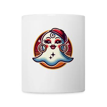 Funny Glamour Ghoul Flashy Halloween Girl - Mug - white - Front