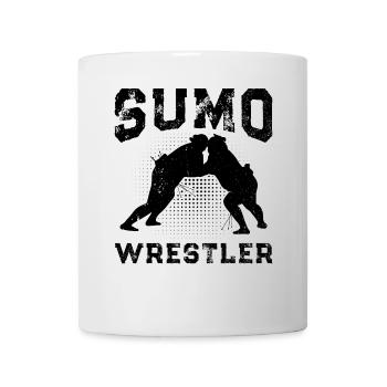 Lutteur de sumo Lutte de sumo Combattant de sumo - Mug blanc - blanc - Devant