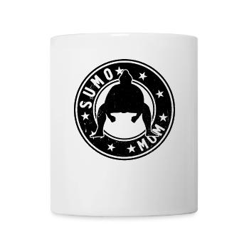 Sumo Mom Sumo Combattante Mama Lutteuse de sumo - Mug blanc - blanc - Devant