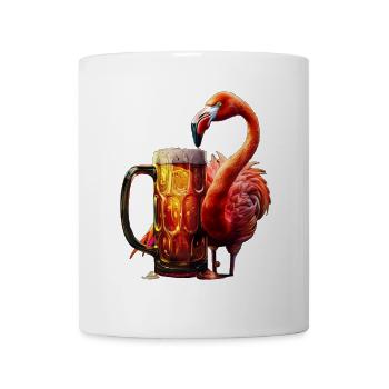 Flamingo - Tasse - Weiß - Vorne