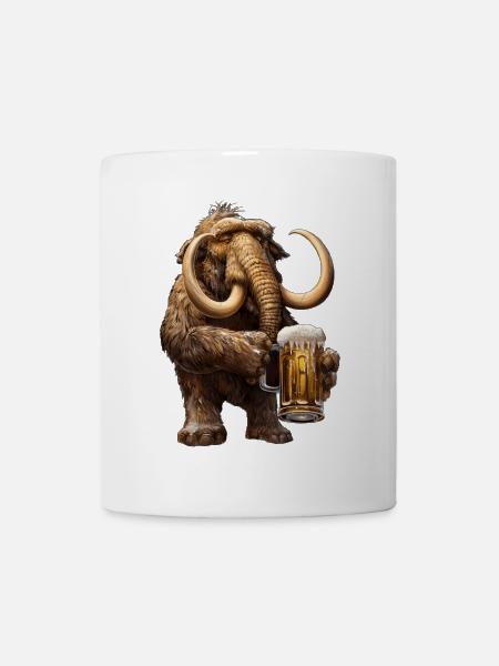 Mammut - Tasse - Weiß