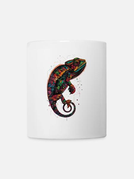 Chamäleon - Tasse - Weiß