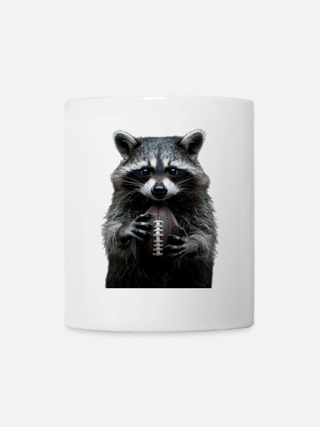 Waschbär - Tasse - Weiß