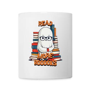 Cute Book Lover Ghost Costume Idea - Mug - white - Front