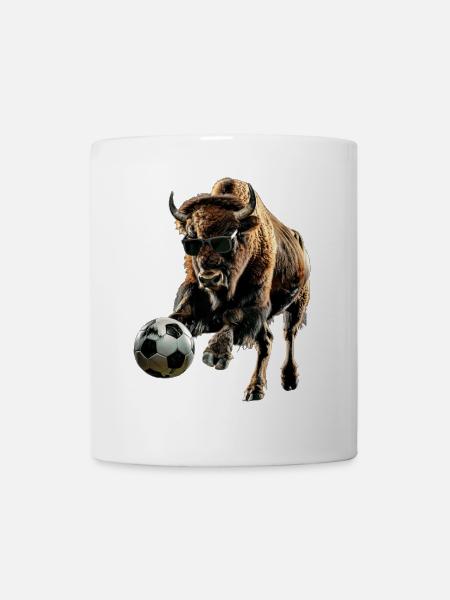 Bison - Tasse - Weiß