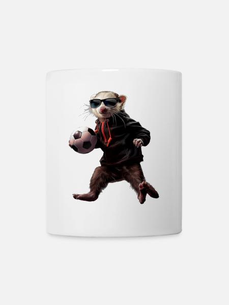 Frettchen - Tasse - Weiß