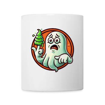 Lustiger Popel Geist Retro Cartoon Stil Booger - Tasse - Weiß - Vorne