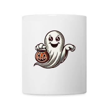 lasNiedliches Halloween Gespenst Trick Or Treat - Tasse - Weiß - Vorne