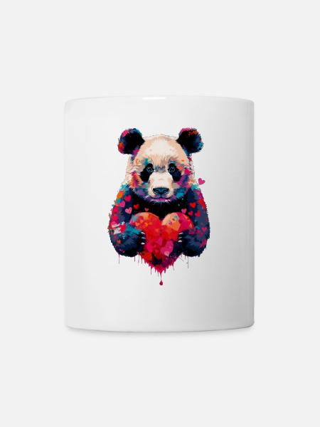 Panda - Tasse - Weiß