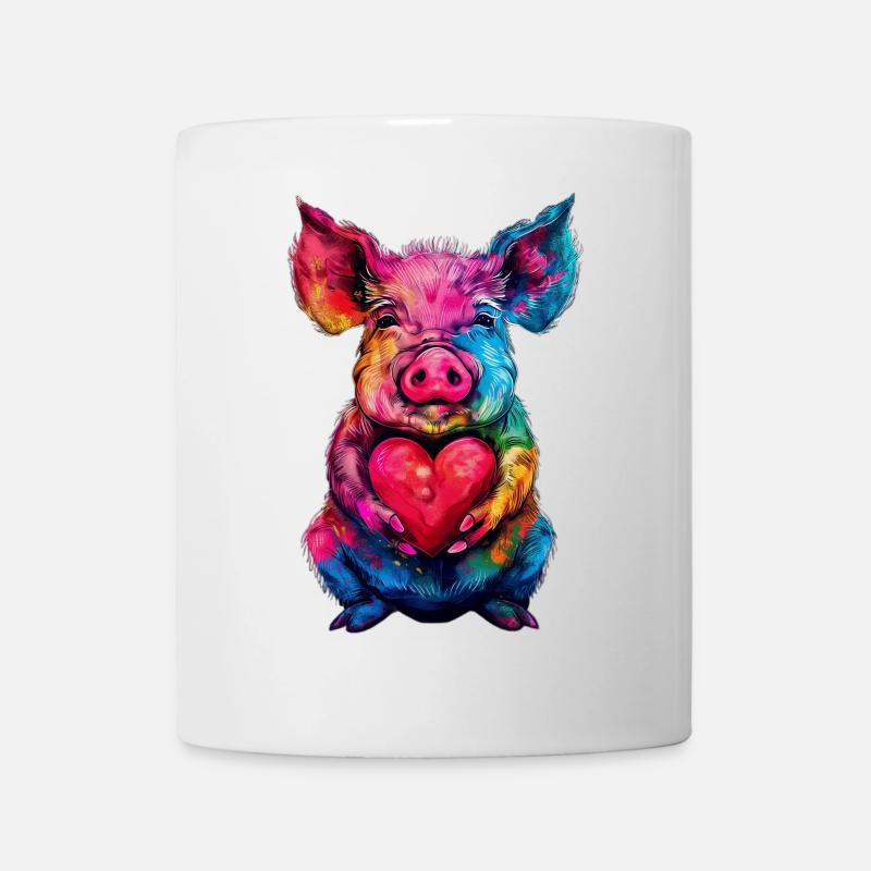 Cochon - Mug blanc - blanc