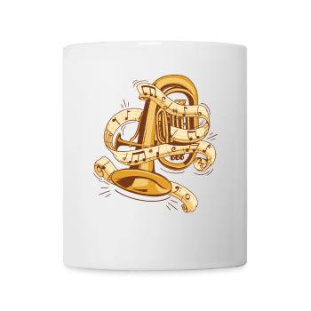 Euphoniste Euphoniumiste Instrumentiste Euphonium - Mug blanc - blanc - Devant