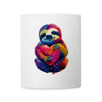 Faultier - Tasse - Weiß - Vorne