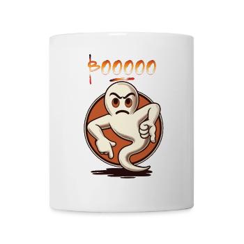 Booing Ghost Funny Ghost Design Word Game - Mug - white - Front