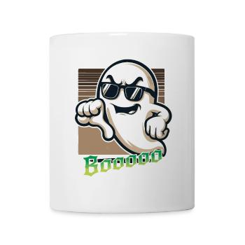 Booing Ghost Funny Ghost Halloween Design - Mug - white - Front