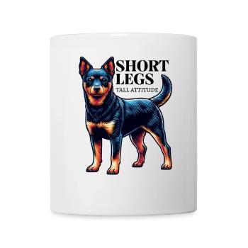 Lancashire Heeler kurze Beine Spruch Geschenkidee - Tasse - Weiß - Vorne