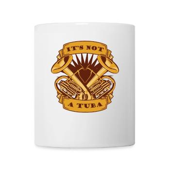 Ce n’est pas un instrument de tuba Euphoniste Euphoniste - Mug blanc - blanc - Devant