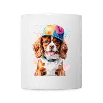 Cavalier King Charles Spaniel Snapback Cap Chien - Mug blanc - blanc - Devant
